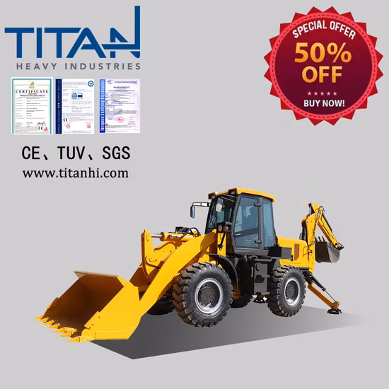 3.5ton Chinese new style multi-function retroexcavadora backhoe loader