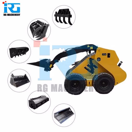 Mini Cargador Skid Steer Loader for Construction