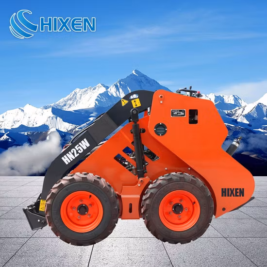 Hixen Brand New Hot Mini Selling Skid Steer Loader for Sale with High Efficiency and Performance Reliable Quality